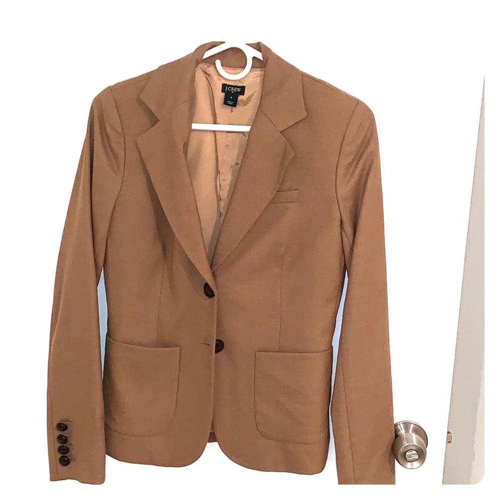 Tan JCrew blazer